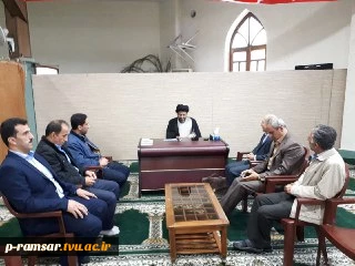 صبح امروز انجام شد؛
دیدار ریاست آموزشکده فنی پسران رامسر بهمراه هیئت همراه با حجت الاسلام حاج آقا رضایی امام جمعه شهرستان