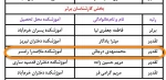 نتایج جشنواره فرهنگی و هنری رویش  2