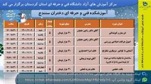 رویدادهای آموزش مهارتی و پژوهشی 13