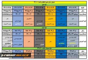 انتخاب واحد 1400 3