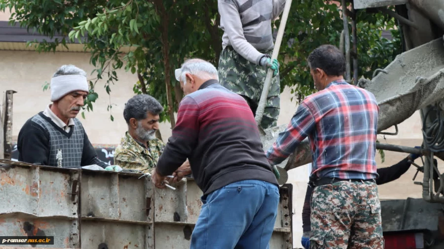 آماده سازی مقبره شهید گمنام آموزشکده ملاصدرا 17