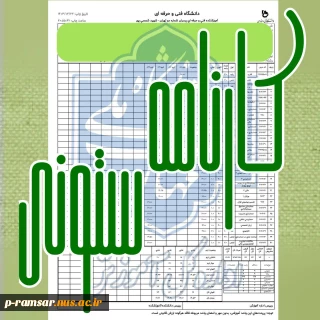 دسترسی دانشجویان به کارنامه ستونی