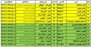 امتحانات پایان ترم - دی 1403 5